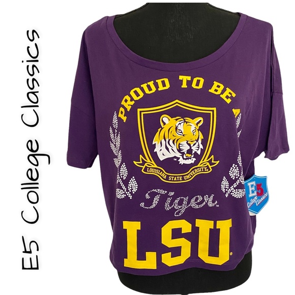 E5 COLLEGE CLASSICS LSU Spirit-wear, Size Large - Picture 1 of 6